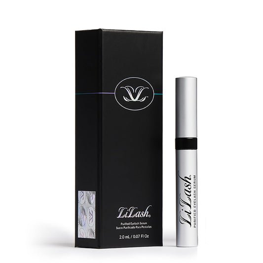 LiLash Purified Eyelash Serum for Longer Fuller Lashes Vegan Safe for Sensitive Eyes 2ml