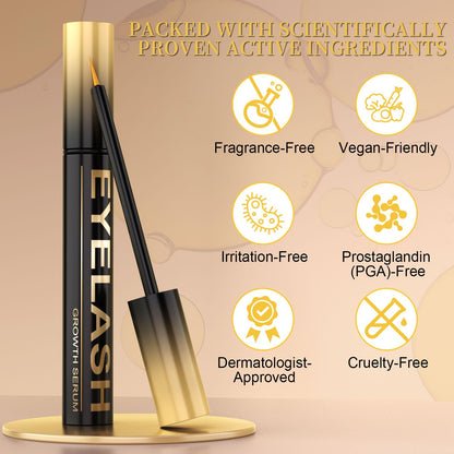 Premium Eyelash Growth Serum for Longer Fuller Thicker Lashes Sensitive Eyes Formula 5ml