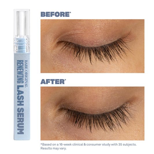 BABE ORIGINAL Renewing Lash Serum Prostaglandin-Free with Peptides for Longer Fuller Lashes Vegan 3ml