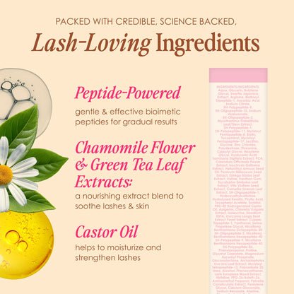 GrandeLASH-Sensitive Peptide Lash Serum for Fuller Longer Natural Eyelashes Sensitive Eyes 2ml